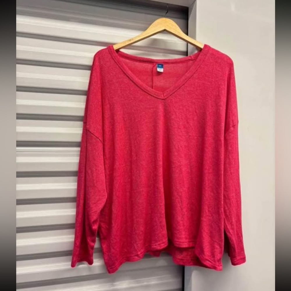 Old Navy Women's Sz XXL Hot Pink Sweater